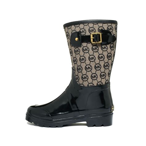 black michael kors rain boots